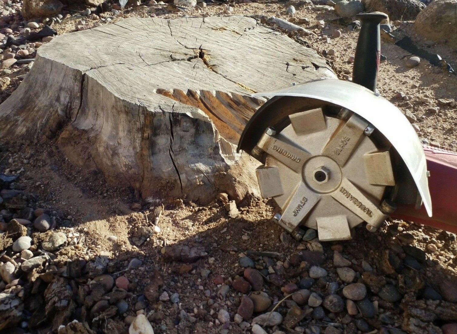 how to sharpen stump grinder teeth